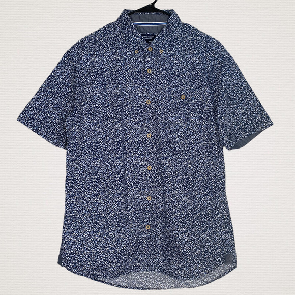 Sunrise Kingdom Button Down Ditsy Floral Print